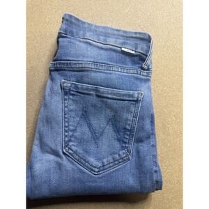 Mother Denim Jeans Women's Size 27 High Waisted Looker‎ Ankle Fray #J2054 $200